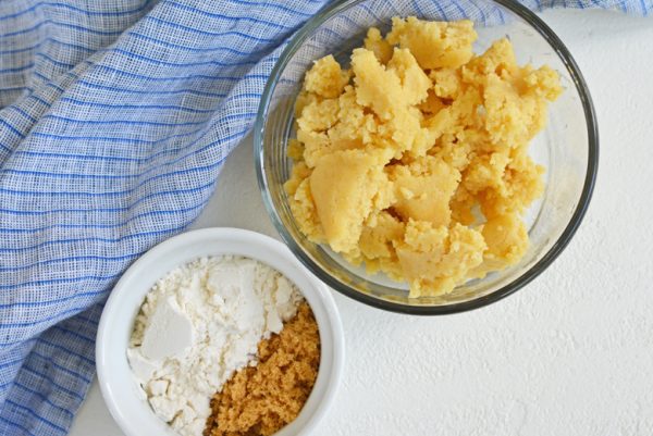 ingredients for crumble topping
