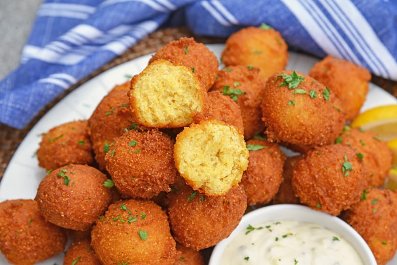 EASY Southern Hush Puppies Recipe - Fried Cornbread in 30 minutes!