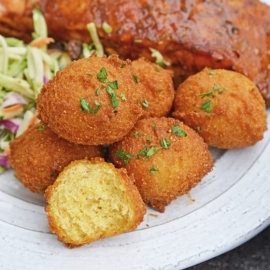 close up of hush puppies