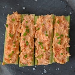 celery stuffed with pimento cheese