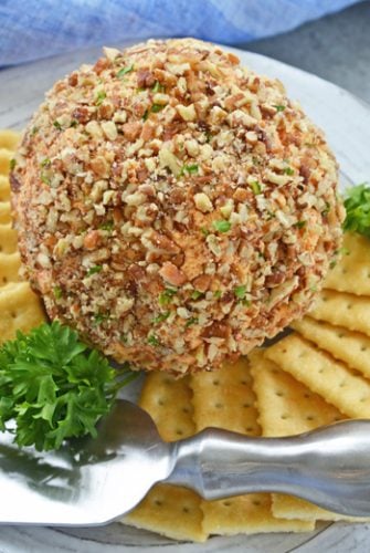 nut crusted cheese ball