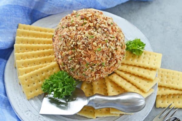 nut crusted cheese ball