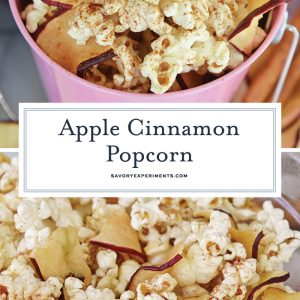 college of apple cinnamon popcorn