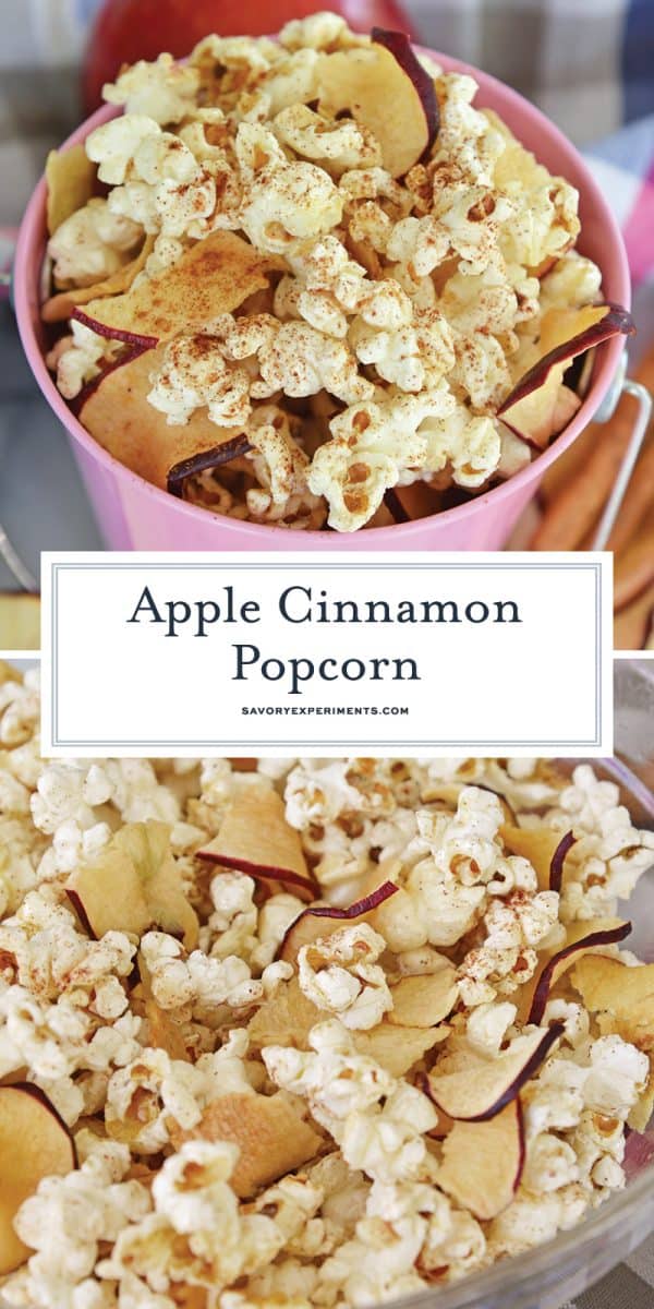 apple cinnamon popcorn for pinterest 