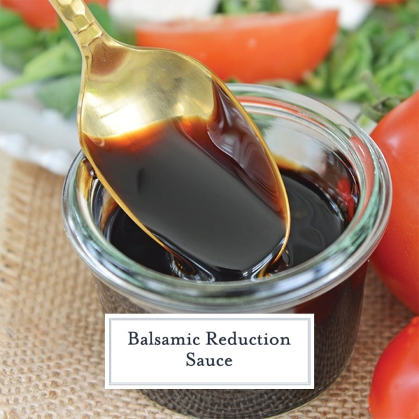 EASY Balsamic Reduction - The BEST Balsamic Glaze!