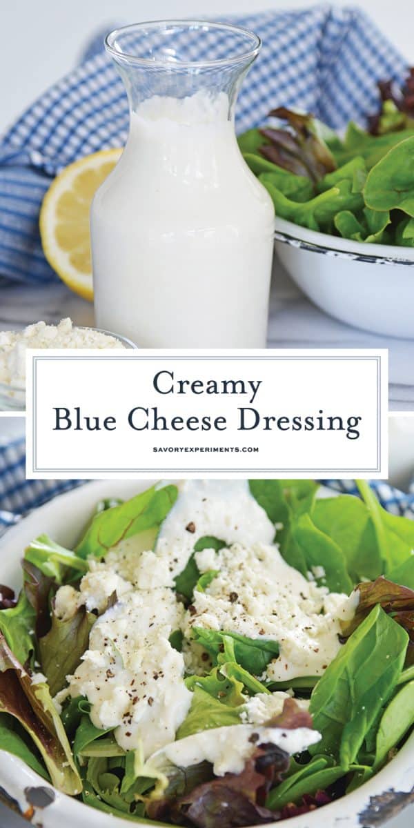 creamy blue cheese dressing for pinterest 