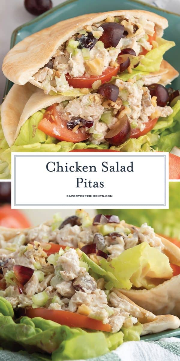 chicken salad pitas for pinterest 