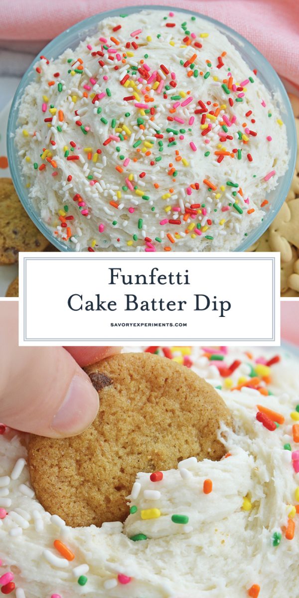 funfetti cake batter dip for pinterest 