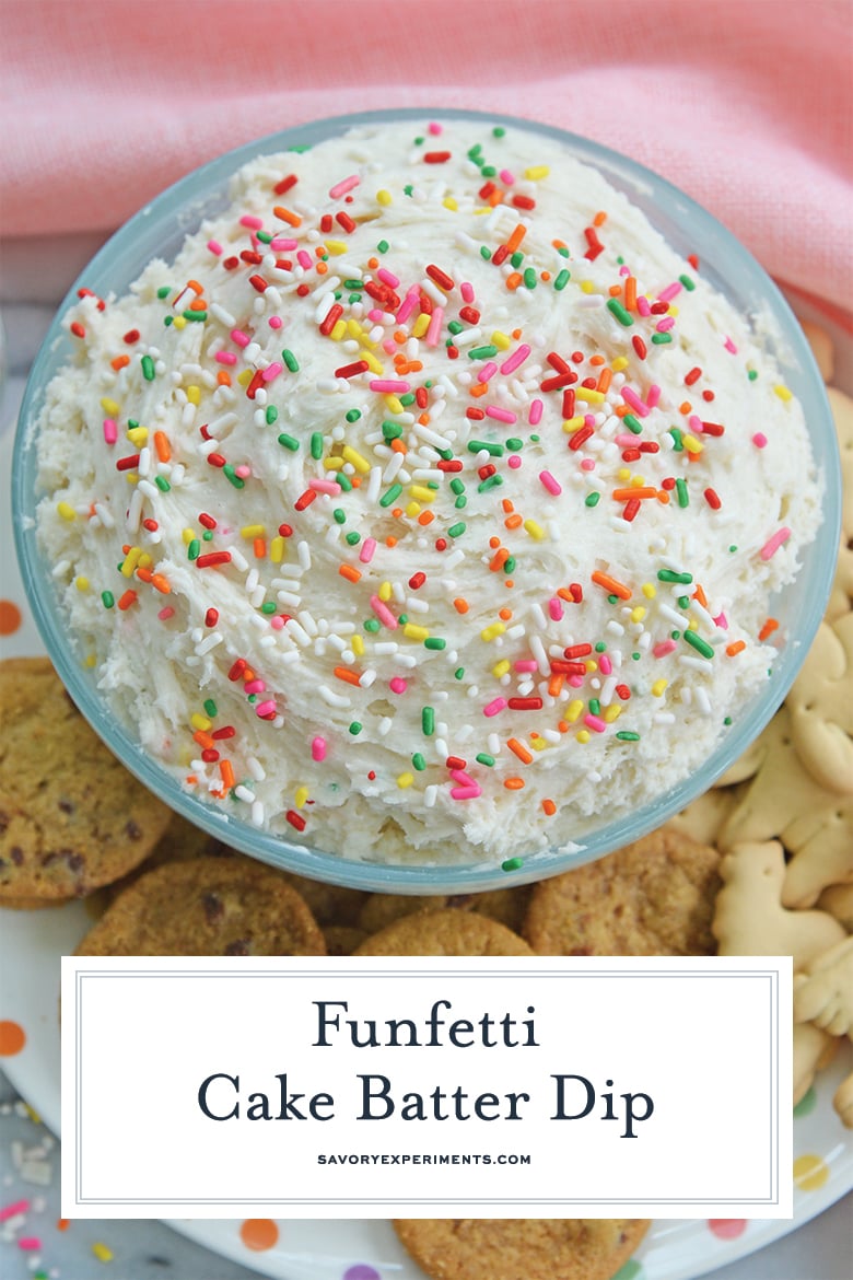 bowl of funfetti dunkaroo dip 