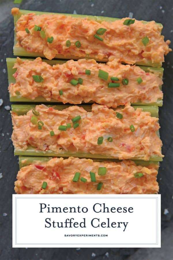 BEST Pimento Cheese Celery Recipe Super EASY w/ Only 2 Ingredients!