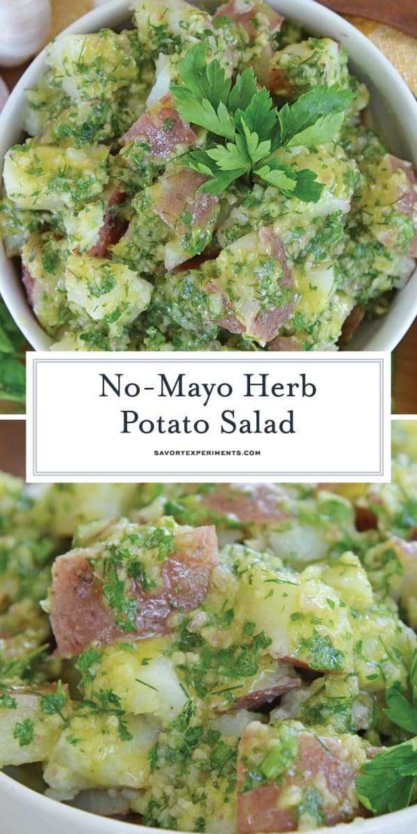 no mayo herb potato salad for Pinterest  