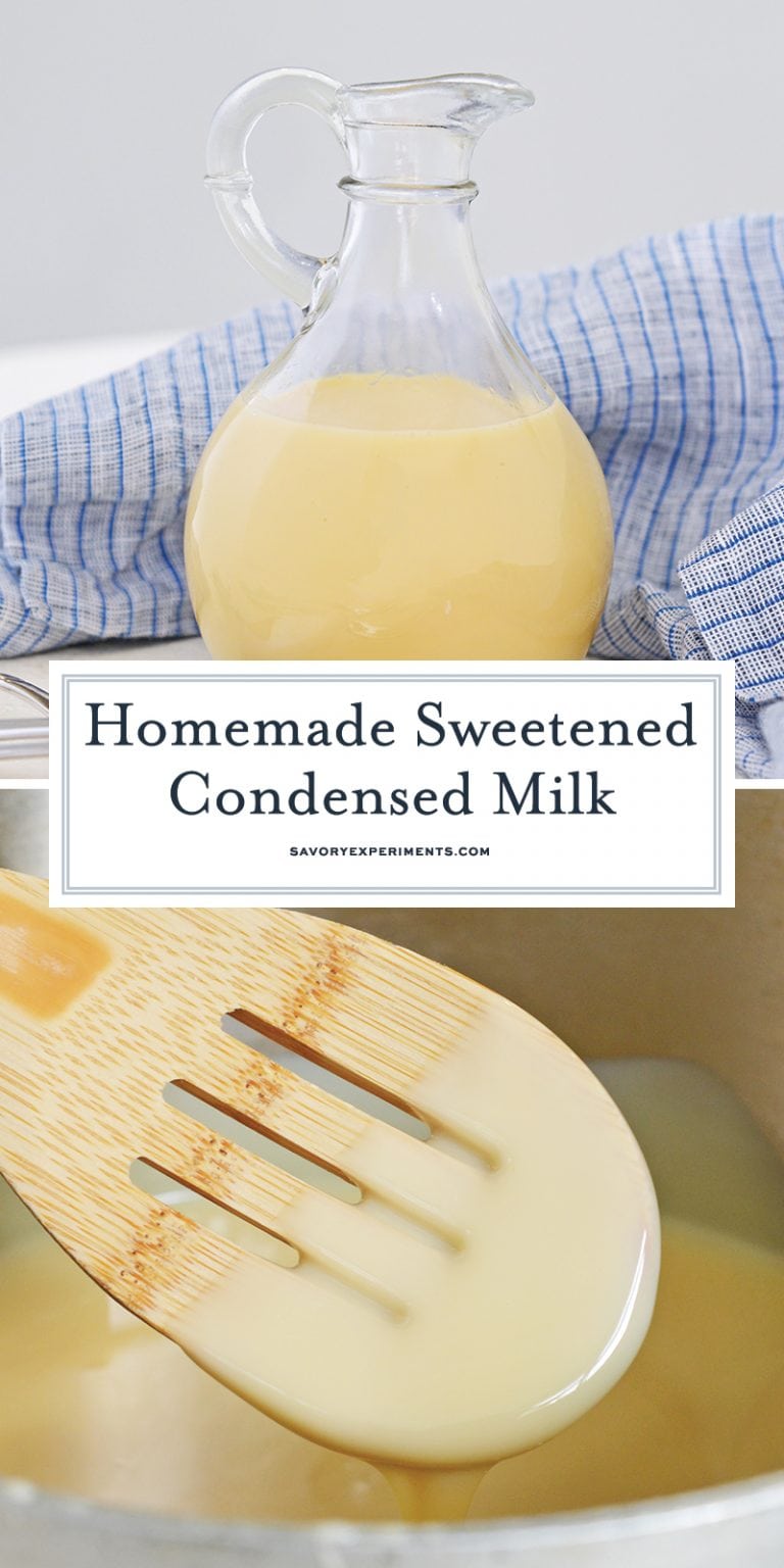 Homemade Sweetened Condensed Milk Recipe Just TWO Ingredients!