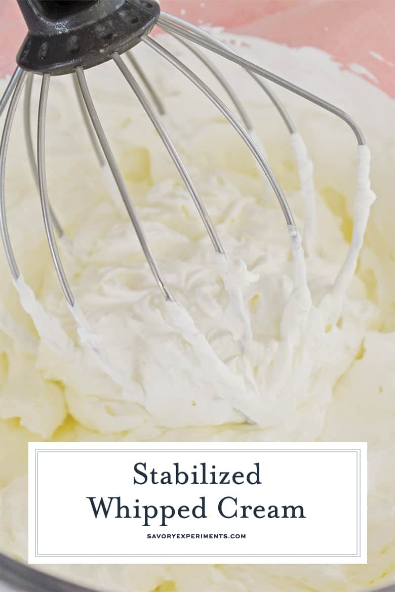 stiff whipped cream 