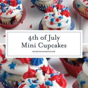 4th of july mini cupcakes for Pinterest