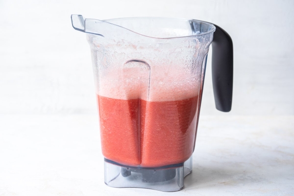 watermelon in a blender