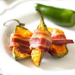 bacon wrapped pimento cheese stuffed jalapenos