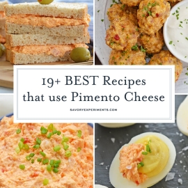 roundup of pimento cheese recipes collage