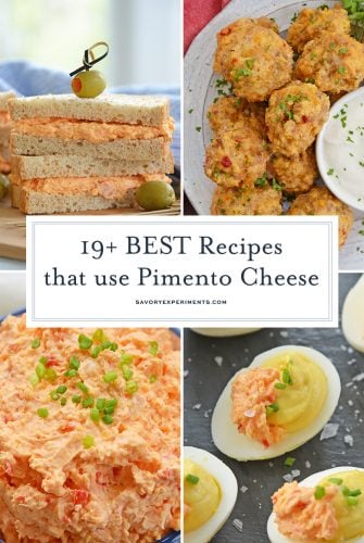 roundup of pimento cheese recipes collage