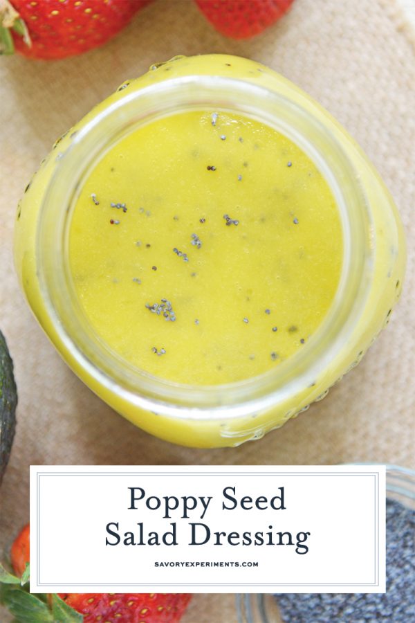 BEST Poppy Seed Salad Dressing (EASY Poppy Seed Dressing!)