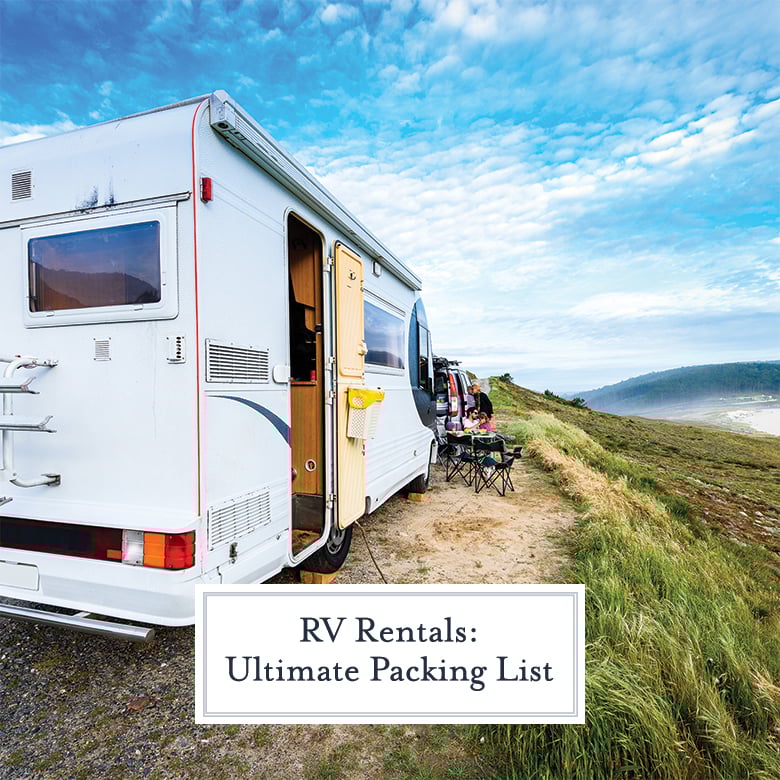 RV overlooking the ocean-