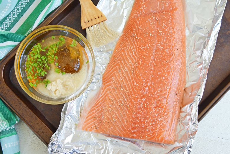 ingredients for baked salmon 