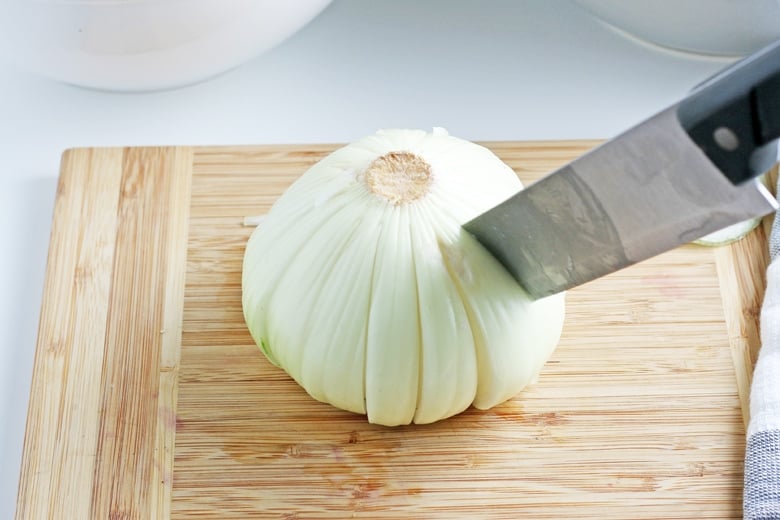cutting an onion 2