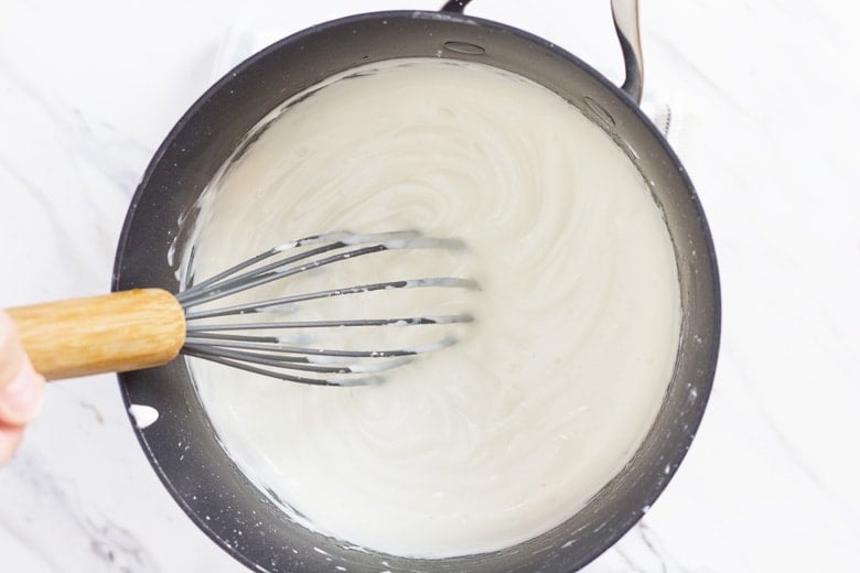 whisk until glossy 