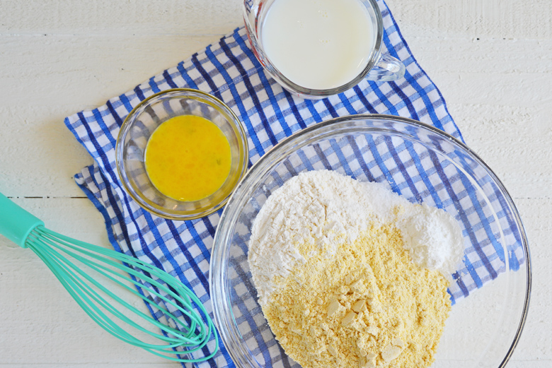 ingredients for corn cakes 