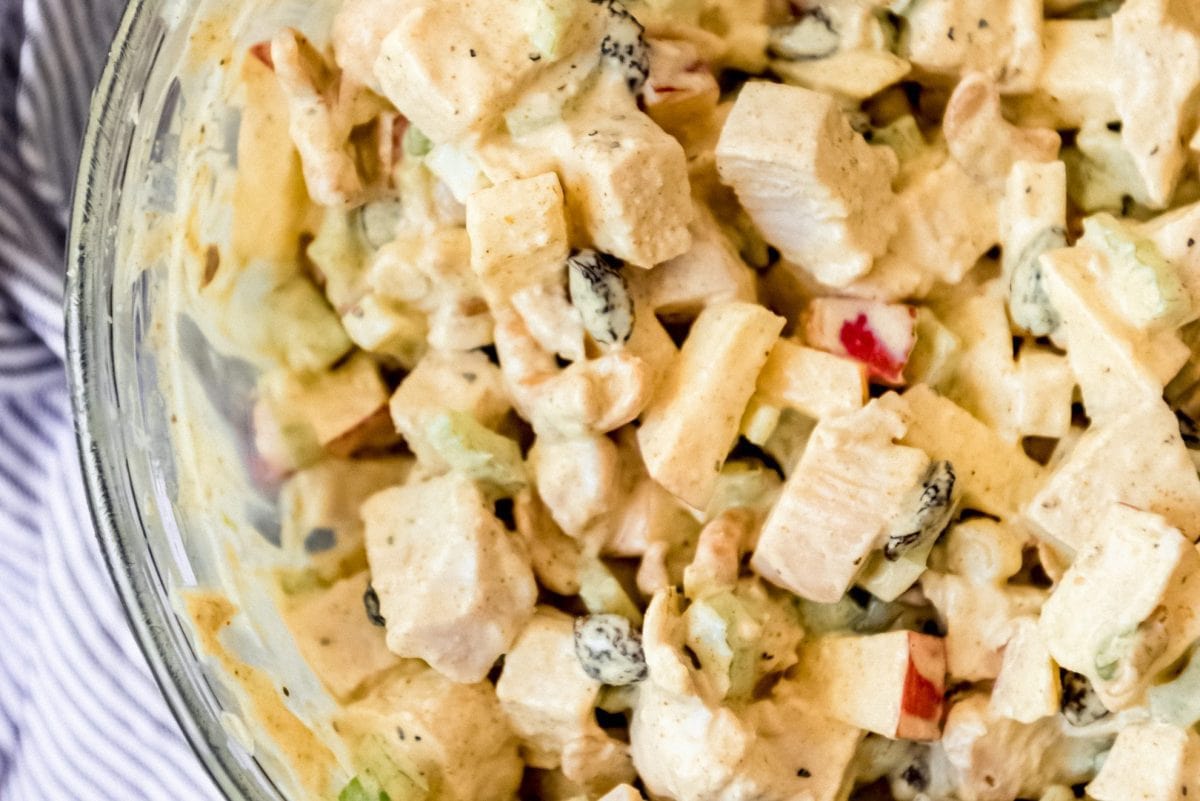 how to make curried chicken salad 