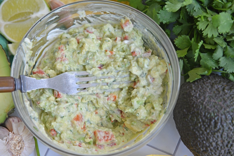 how do you mash avocados for guacamole 