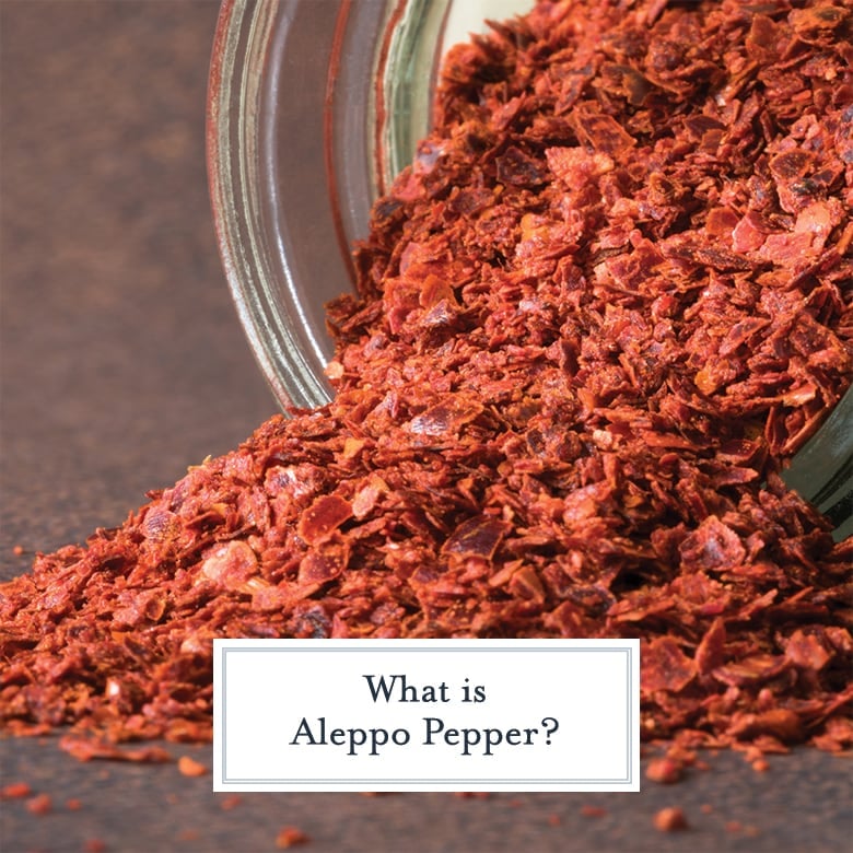 close up of aleppo pepper 
