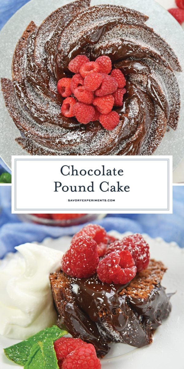 chocolate pound cake for pinterest  