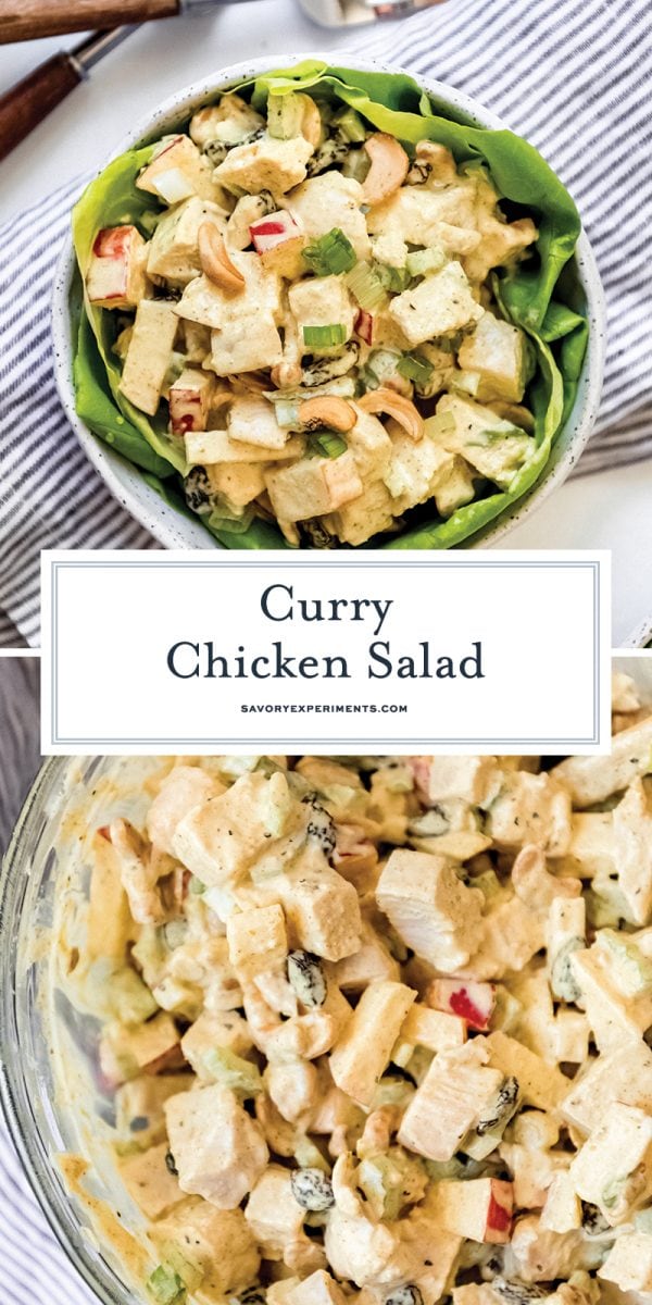 curry chicken salad for pinterest 