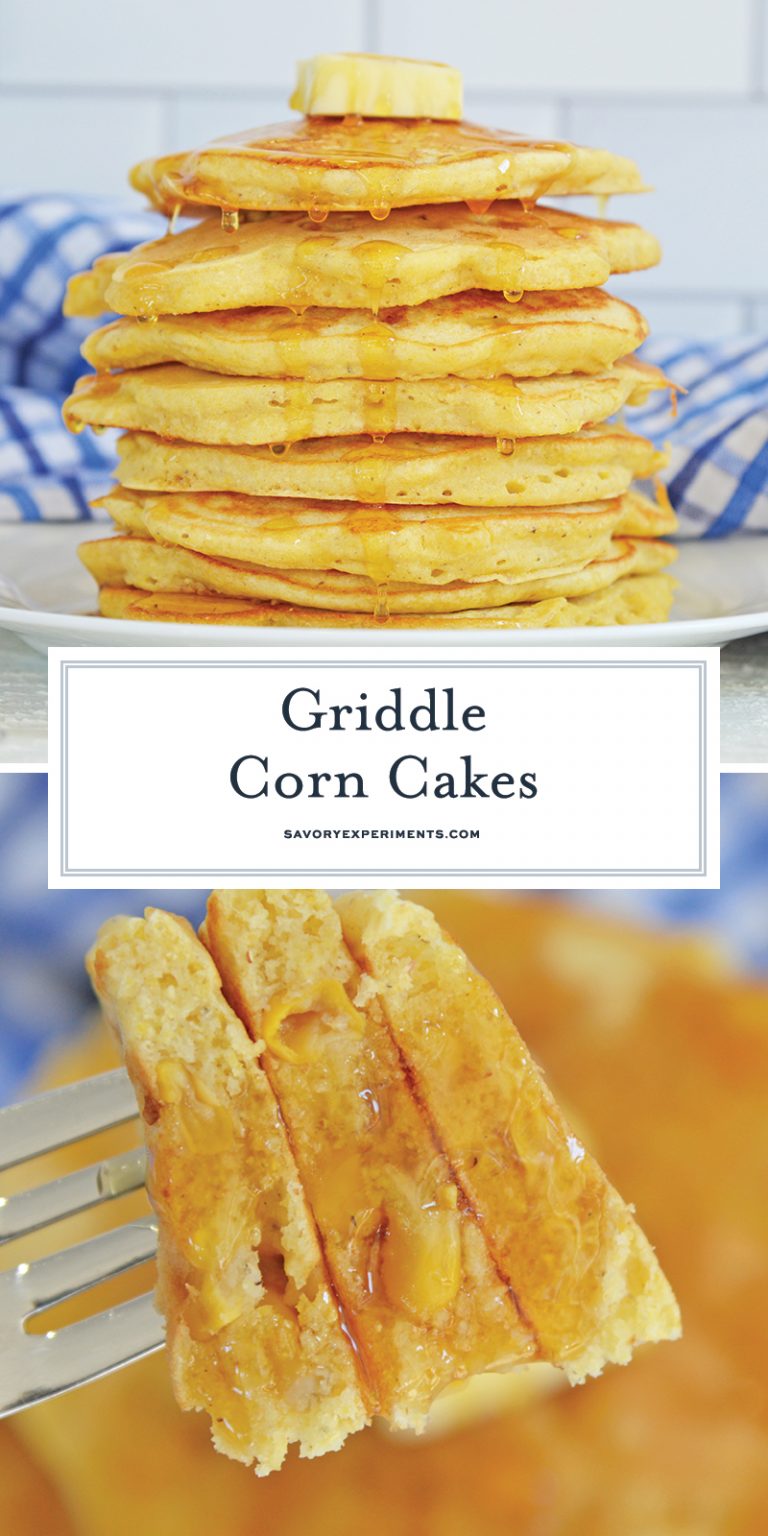 Griddle Corn Cakes Fluffy, Soft and SO GOOD!