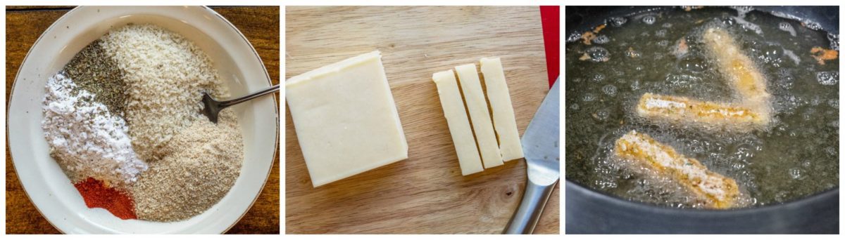 how to make mozzarella sticks