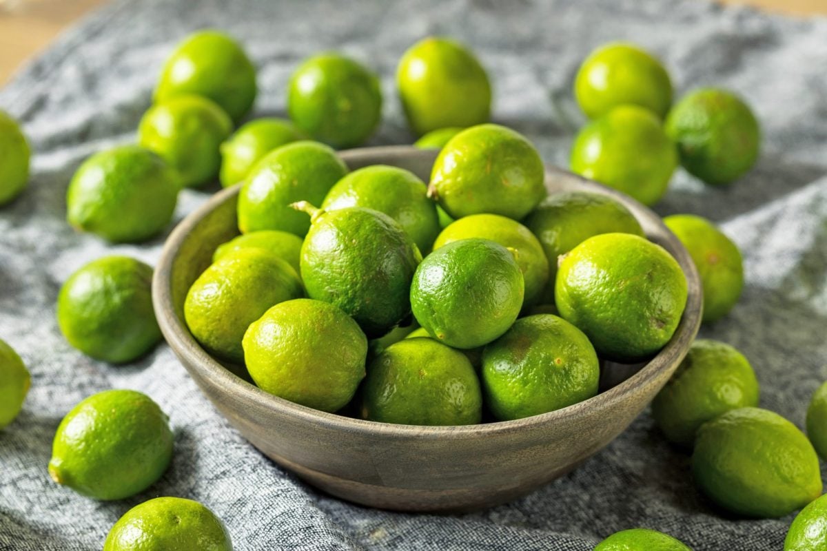 bowl of limes 