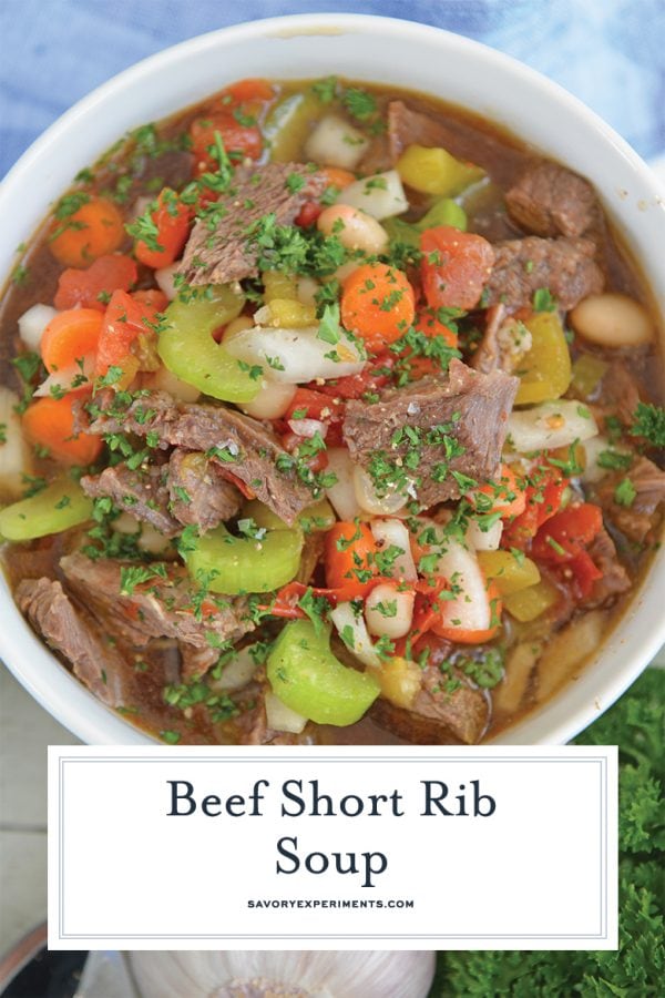 BEST Beef Short Rib Soup (Southwestern Flavors w/ Tender Beef!)