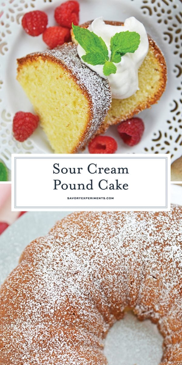 sour cream pound cake for pinterest 