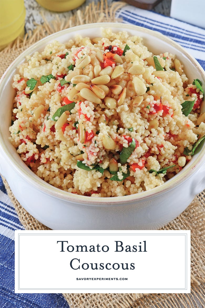 Tomato Basil Couscous Salad - An Amazing Couscous Salad Recipe