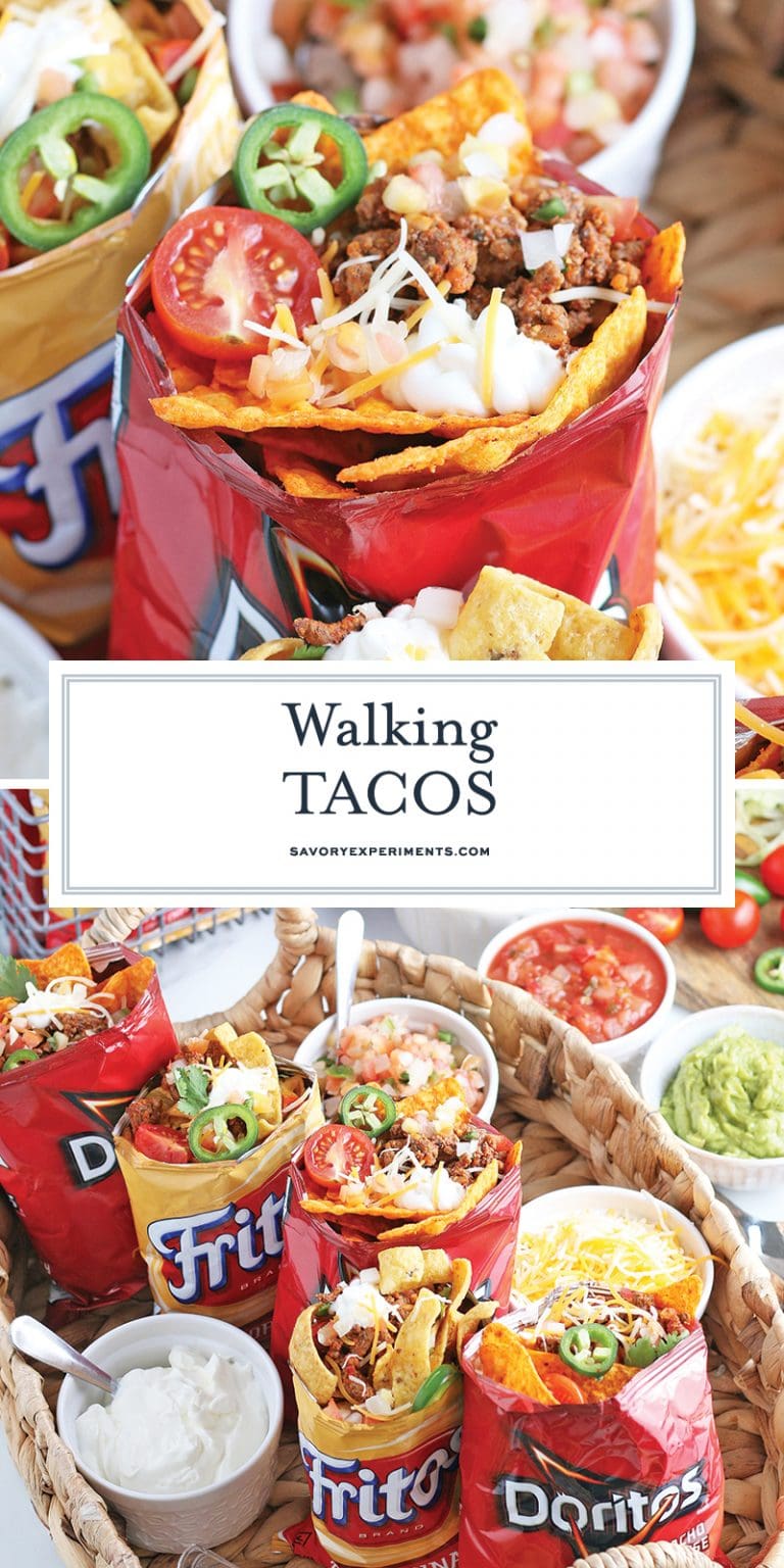 How to Make the BEST Walking Tacos Recipe EASY Walking Taco Bar