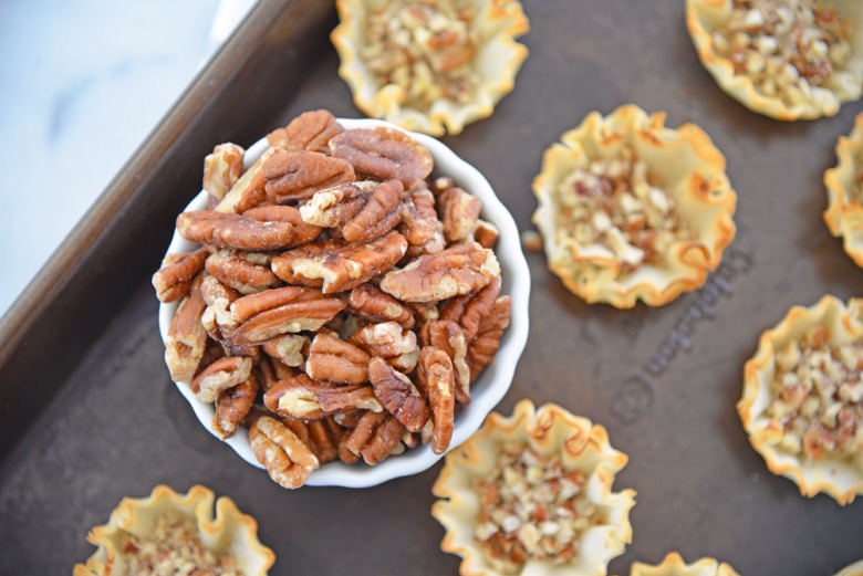 bowl of pecans