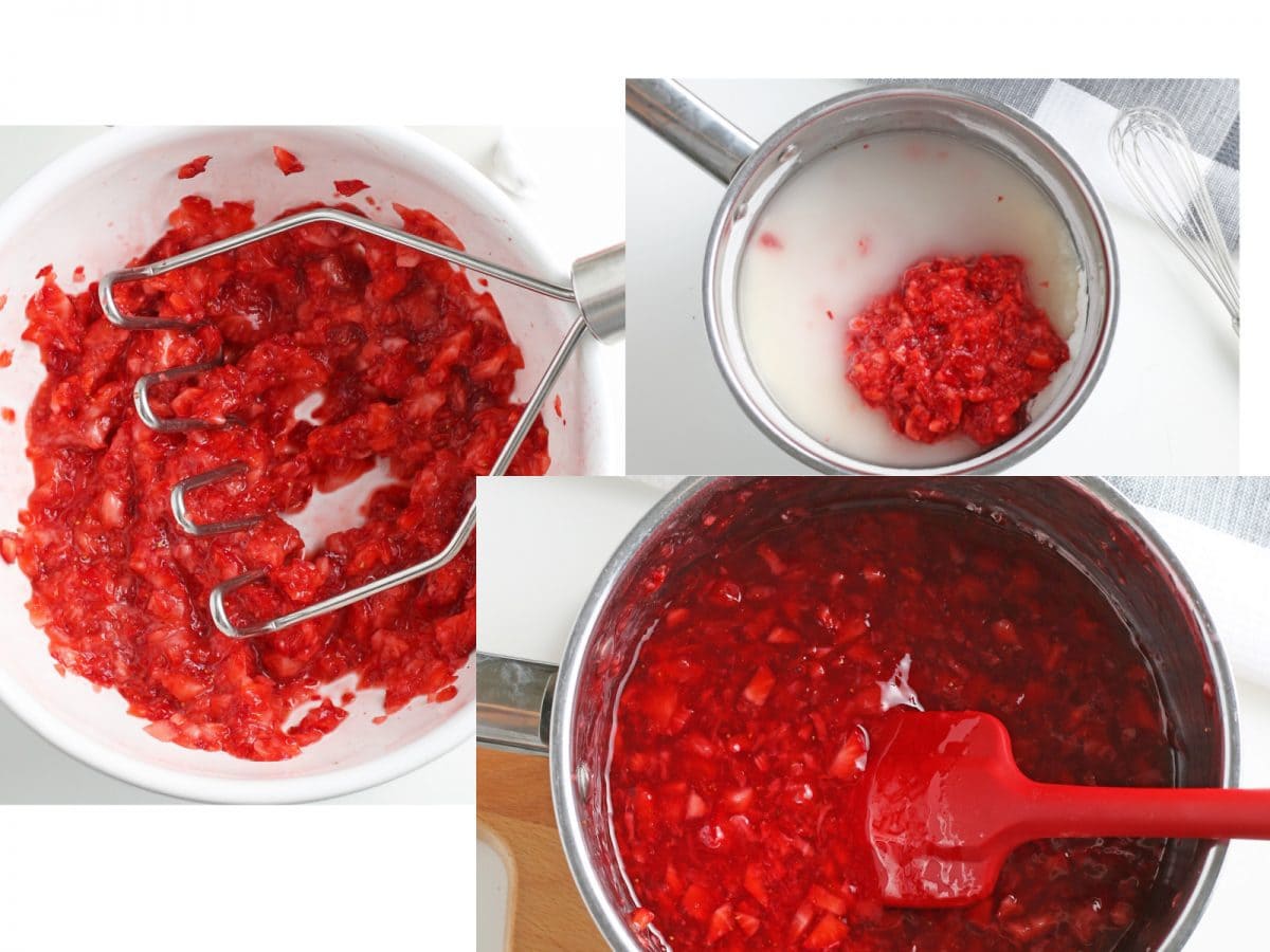 how to make strawberry topping 