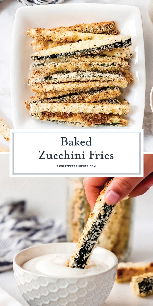 zucchini fries for pinterest  