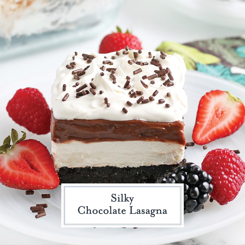 layered chocolate icebox cake 