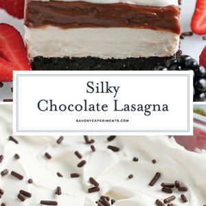 chocolate lasagna for pinterest