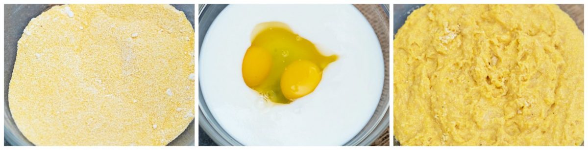 step-by-step hush puppy batter