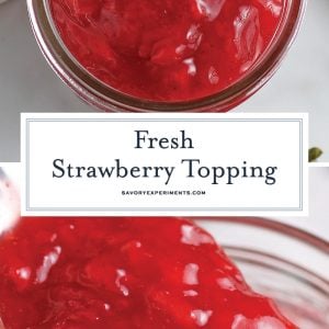 strawberry topping for pinterest
