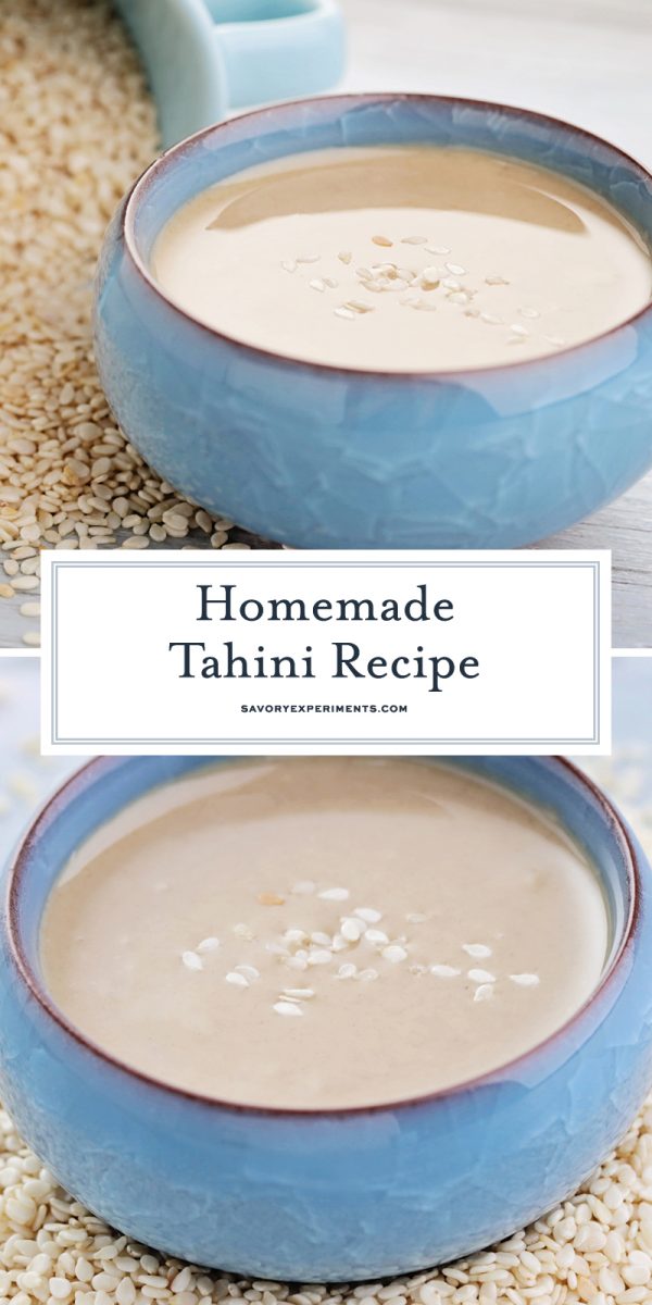 homemade tahini recipe for pinterest 