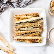 plate of zucchini fries