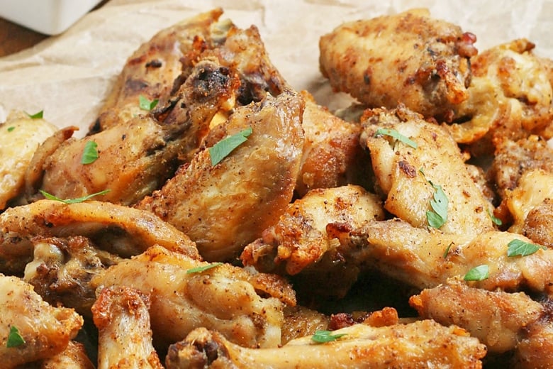 air fried chicken wings  